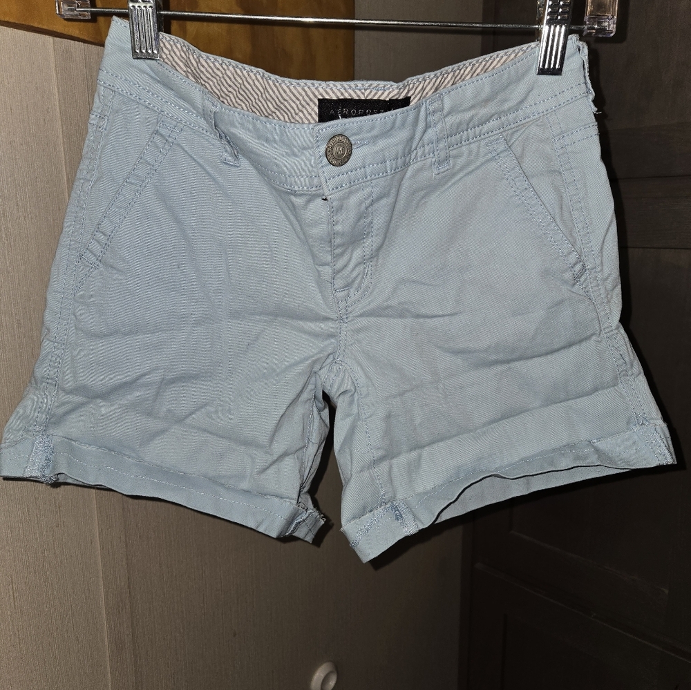 ****Aeropostale Blue Dress Shorts
